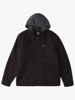 Barlow Hooded Jacket(Billabong Barlow Hooded Jacket Co) -ThinkEmpire Shop abyjk00122 billabong f blk frt1