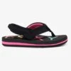 Vista Black Sandals (Little Kids)(Roxy Vista Sandals Little Kids Blk Co)