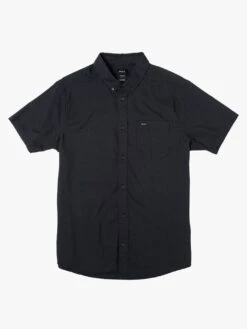That'll Do Stretch Short Sleeve Buttondown Shirt (Boys 7-14)(Rvca Thatll Do Stretch Short Sleeve Buttondown Shirt Boys 7 14 Co 2)