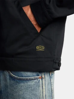 Day Shift Harrington Jacket(Rvca Day Shift Harrington Jacket Co) -ThinkEmpire Shop avyjk00137 rvca w rvb dtl2
