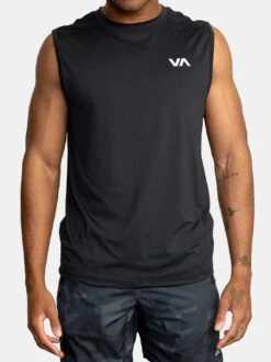 RVCA Sport Vent Muscle Tank Top(Sport Vent Muscle Tank Top Co)
