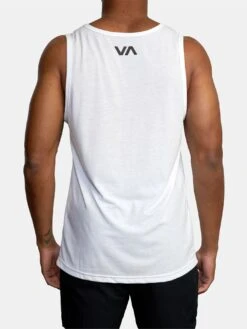 VA RVCA Blur Performance Tank Top(Rvca Va Rvca Blur Performance Tank Top Co) -ThinkEmpire Shop avyzt00181 rvca w wht bck1