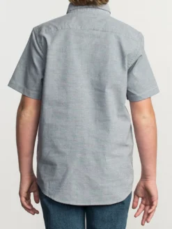 That'll Do Stretch Short Sleeve Buttondown Shirt (Boys 7-14)(Rvca Thatll Do Stretch Short Sleeve Buttondown Shirt Boys 7 14 Co) -ThinkEmpire Shop b525trts rvca wg dbl bck1 1a07abd1 040c 4eaa 83c5 c0944bb9f086