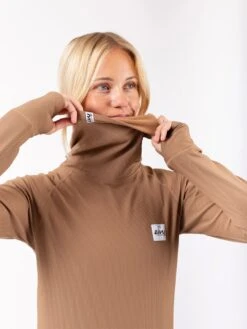 Icecold Gaiter Rib Faded Coffee Top Layer(Eivy Icecold Gaiter Rib Faded Coffee Top Layer Wt25) -ThinkEmpire Shop base layer icecold gaiter rib to 15