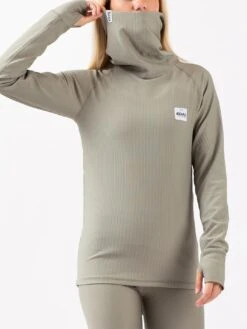 Icecold Gaiter Rib Faded Oak Base Layer(Eivy Icecold Gaiter Rib Snowboard Base Layer Faded Oak Women Wt24 5)
