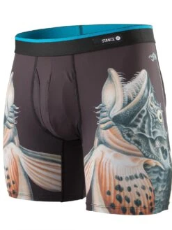 Poly Blend Brief Boxer(Stance Poly Blend Brief Boxer Men C O) -ThinkEmpire Shop deep sea black