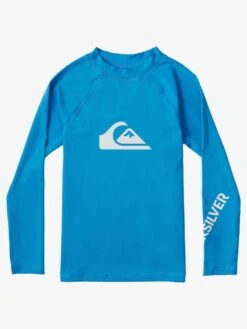 All Time Long Sleeve Raglan Rashguard (Boys 2-7)(Quiksilver All Time Long Sleeve Raglan Rashguard Boys 2 7 Co)