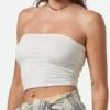Crinkle Tube Sleeveless Top(Brixton Crinkle Tube Sleeveless Top Women Su25)