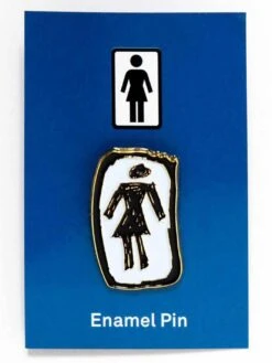 Sketchy OG Enamel Pin(Girl Sketchy Og Enamel Pin Co)