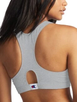 Everyday Sport Bra Top(Champion Everyday Sport Bra Top Women Co) -ThinkEmpire Shop hns 029gy07038 oxfordgreyheather back 79