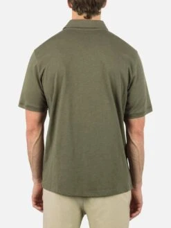 Icon Slub Polo(Hurley Icon Slub Polo Sp25) -ThinkEmpire Shop hsp25mmkt02529 olive 04 c874d8eb