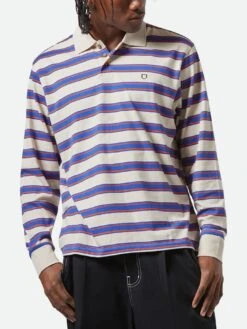 Vintage Stripe Polo(Brixton Vintage Stripe Polo Sp25)