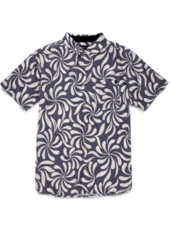 Journey Abstract Swirl Slate Short Sleeve Buttondown Shirt(Roark Journey Abstract Swirl Slate Short Sleeve Buttondown Shirt Sp25) -ThinkEmpire Shop image 11 copy