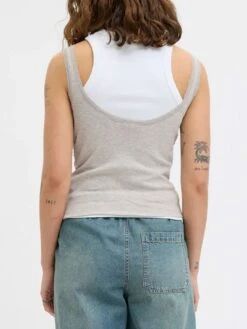 Fame Tank Top(Jjxx Fame Tank Top Women Su25) -ThinkEmpire Shop jjxx jxfamestrsllacetopjrs grey1