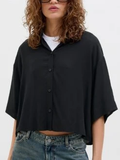 Mira Short Sleeve Buttondown Shirt(Jjxx Mira Short Sleeve Buttondown Shirt Sp25)