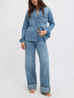 Tokyo Wide Fold Jeans(Jjxx Tokyo Wide Fold Jeans Women Fa25) -ThinkEmpire Shop jjxx jxtokyowidefoldhwjeansr254d4