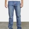 Weekend Straight Fit Jeans(Rvca Weekend Straight Fit Jeans Chalk Blue Co)