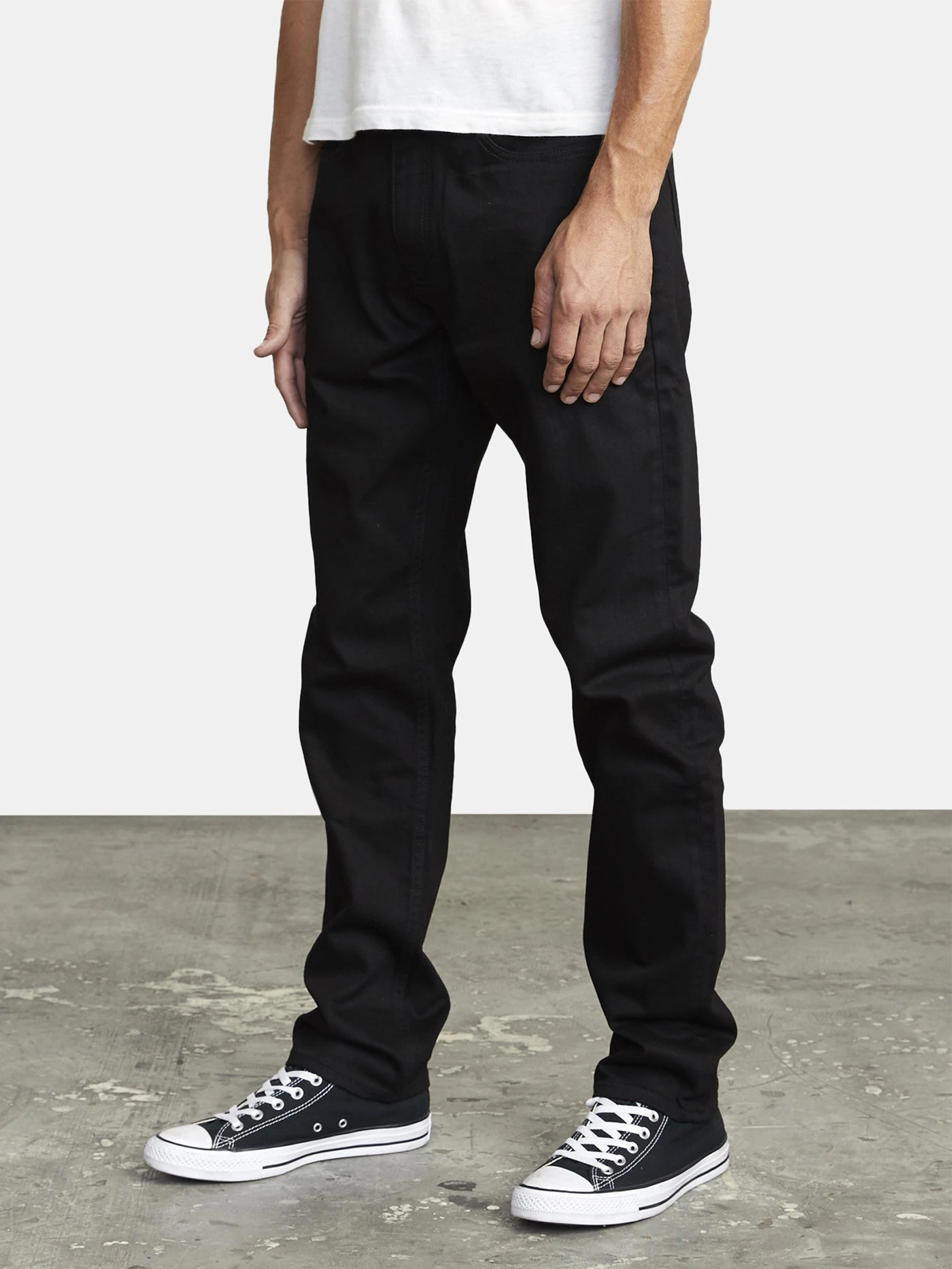 Daggers Slim Straight Fit Jeans(Rvca Daggers Slim Straight Fit Jeans Men Co) 2 Daggers Slim Straight Fit Jeans(Rvca Daggers Slim Straight Fit Jeans Men Co) - Image 2