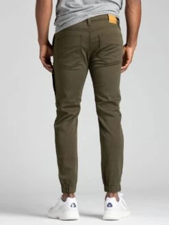 No Sweat Jogger Pants(Duer No Sweat Jogger Pants Co) -ThinkEmpire Shop man wearing army green athletic joggers side back 1200x1682 e76fd9cf 9087 47b1 b679 8348fb1668c6