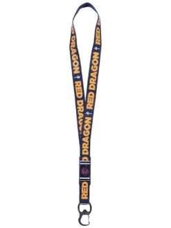 Red Dragon Lanyard(Red Dragon Lanyard Navy Gold Co)