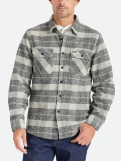 Bowery Heavyweight Flannel Long Sleeve Buttondown Shirt(Brixton Bowery Heavyweight Flannel Long Sleeve Buttondown Shirt Fa25)