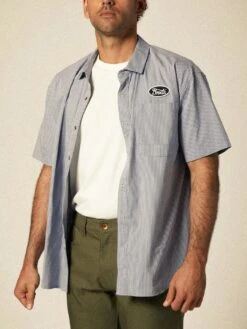 Builder Auto Short Sleeve Buttondown Shirt(Brixton Builder Auto Short Sleeve Buttondown Shirt Sp25)