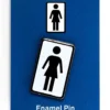 Logo Enamel Pin(Girl Logo Enamel Pin Co)