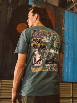 Hod Postcard T-Shirt(Roark Hod Postcard T Shirt Sp25) -ThinkEmpire Shop roark x house of darwin gone bus