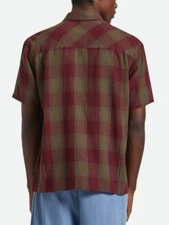 Cru Linen Blend Short Sleeves Shirt(Brixton Cru Linen Blend Short Sleeves Shirt Fa25) -ThinkEmpire Shop rvr7vjtah2euhp7gqtl4