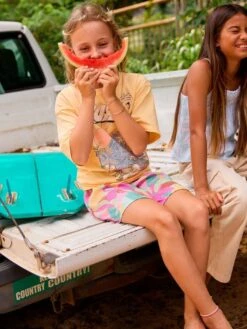 Endless Summer Cargo Shorts (Girls 2-7)(Roxy Endless Summer Cargo Shorts Girls 2 7 Sp25) -ThinkEmpire Shop rx 251 rgtw roy 1884 5