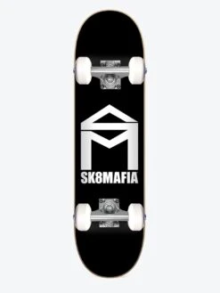 House Logo Micro Black 6'' Complete Skateboard(Sk8mafia House Logo Micro Black 6 Complete Skateboard 2025)