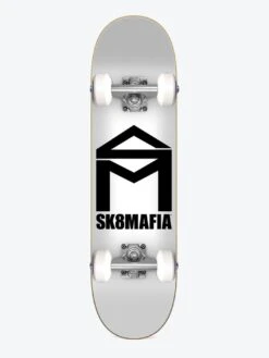 House Logo Micro White 6'' Complete Skateboard(Sk8mafia House Logo Micro White 6 Complete Skateboard 2025)