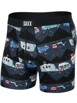 Ultra Super Soft RV There Yet Black Boxer(Saxx Ultra Super Soft Rv There Yet Black Boxer Ho24)
