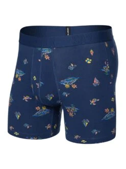Droptemp Cooling Cotton Island Life MIdnight Boxer(Saxx Droptemp Cooling Cotton Island Life Midnight Boxer 2025)