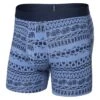 Droptemp Cooling Cotton 19th Holes Stripe Blue Boxer(Saxx Droptemp Cooling Cotton 19th Holes Stripe Blue Boxer 2025)