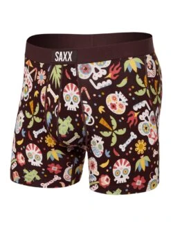 Vibe Super Soft Dia De Los Muertos Fudge Boxer(Saxx Vibe Super Soft Dia De Los Muertos Fudge Boxer 2025)