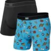 Daytripper Indelible/Black 2 Pack Boxer(Saxx Daytripper Indelible Black 2 Pack Boxer Co)