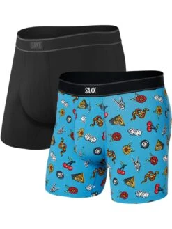 Daytripper Indelible/Black 2 Pack Boxer(Saxx Daytripper Indelible Black 2 Pack Boxer Co)