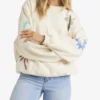 Water Signs Kendall Crewneck Sweatshirt(Billabong Wate Signs Kendall Crewneck Sweatshirt Women Su25)