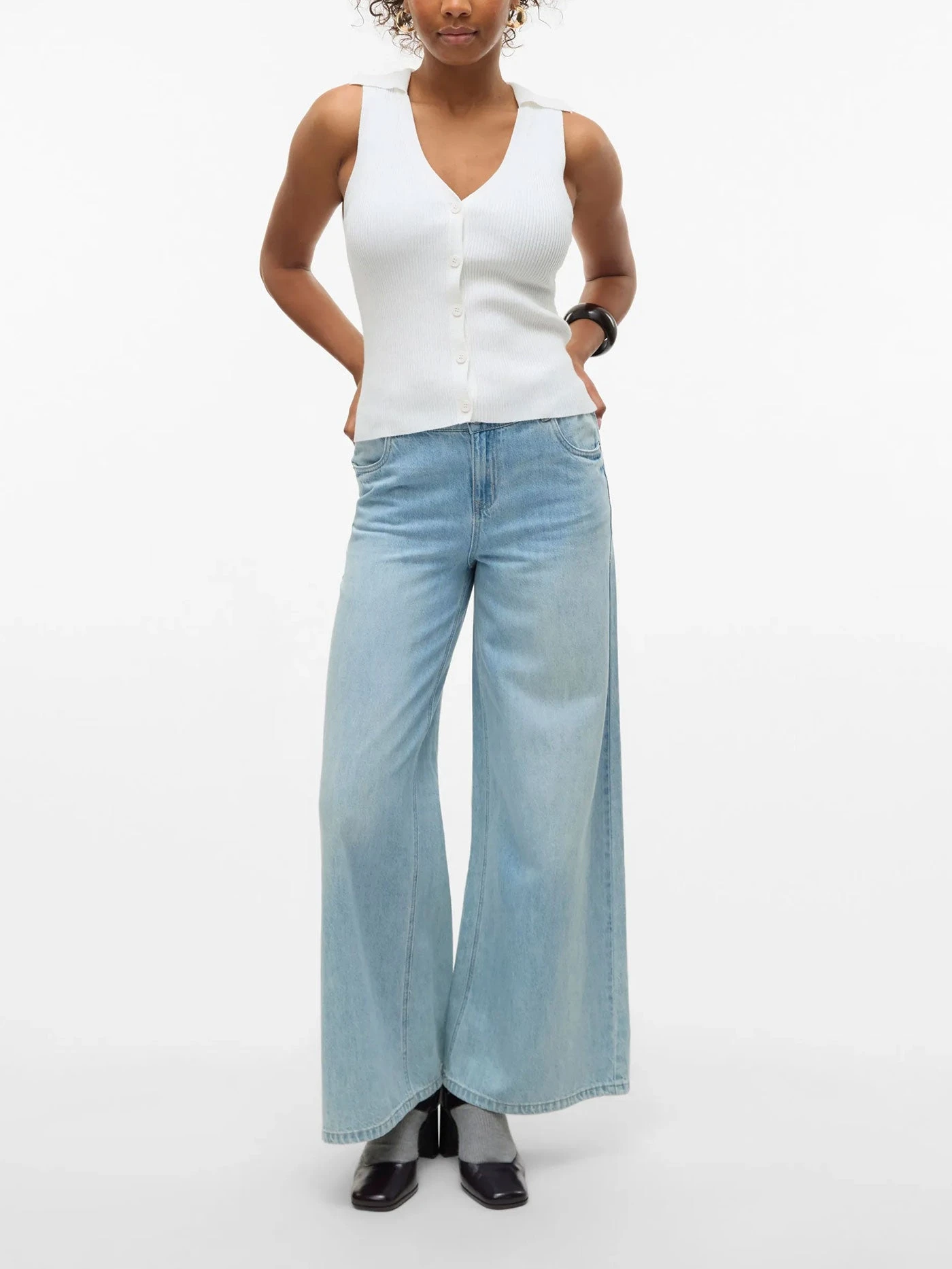 Annet Wide Jeans(Vero Moda Annet Wide Jeans Women Su25) 3 Annet Wide Jeans(Vero Moda Annet Wide Jeans Women Su25) - Image 3