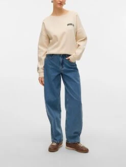 Estelle High Rise Barrel Jeans(Vero Moda Estelle High Rise Barrel Jeans Women Fa25) -ThinkEmpire Shop veromoda vmestellehrbarreljeansm4