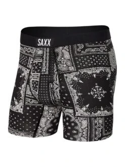 Vibe Brief Black Bandana Republic Boxer(Saxx Vibe Brief Black Bandana Republic Boxer Co)