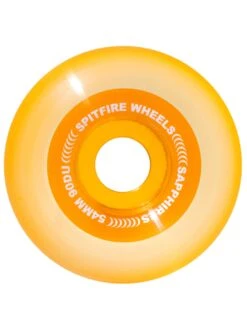 Sapphire Radial Clear/Orange Skateboard Wheels(Spitfire Sapphire Radial Clear Orange Skateboard Wheels 2024)