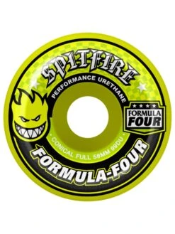 F4 Conical Full Neon Yellow Skateboard Wheels(Spitfire F4 Conical Full Neon Yellow Skateboard Wheels 2025)