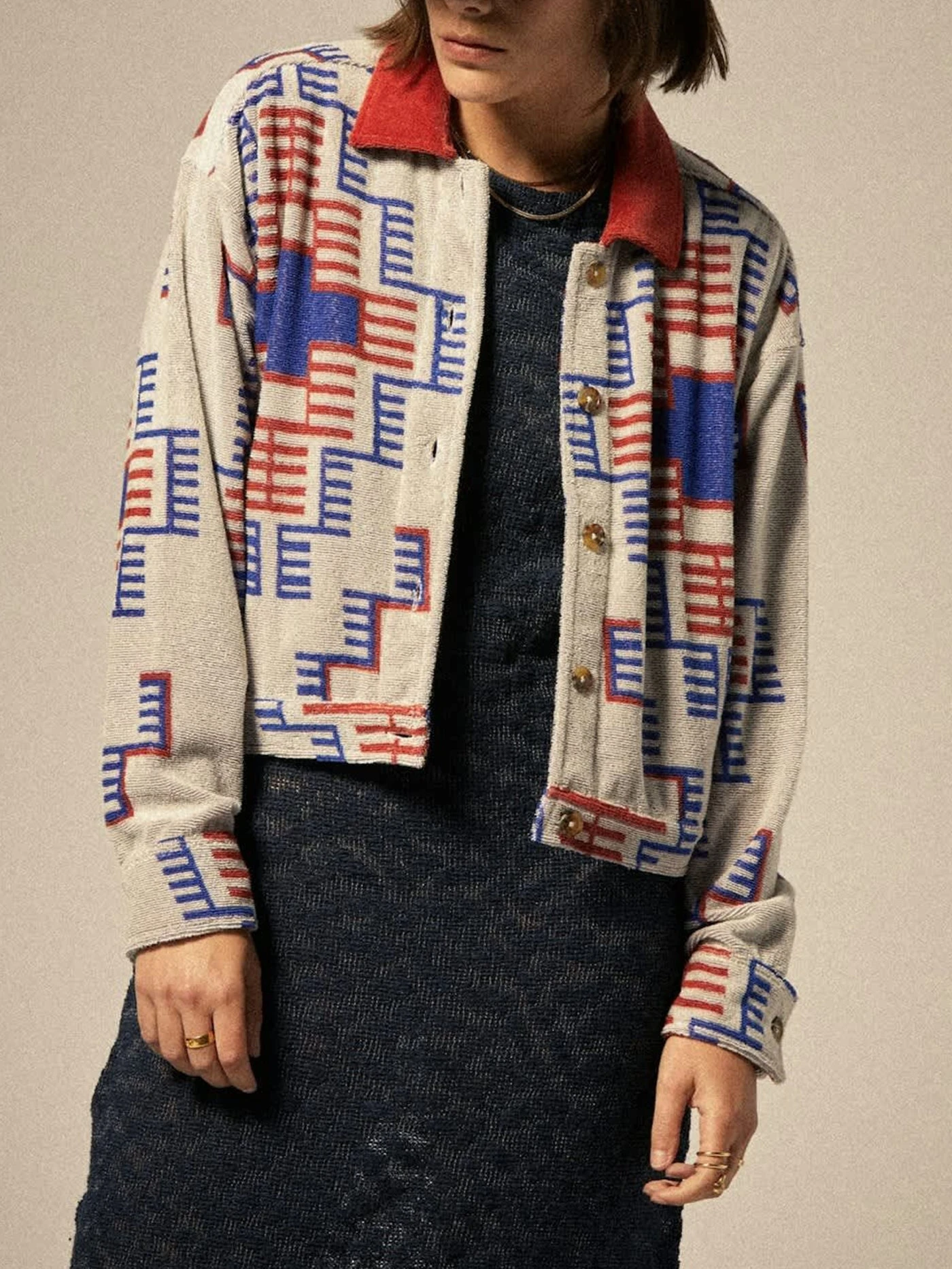 Trail Terry Cloth Trucker Jacket(Brixton Trail Terry Cloth Trucker Jacket Women Sp25) 1 Trail Terry Cloth Trucker Jacket(Brixton Trail Terry Cloth Trucker Jacket Women Sp25)